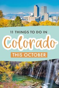 Wondering what to do in Colorado this October? If you're visiting Colorado in October, here are some of the best, fall-themed activities and places to visit in Colorado in October!