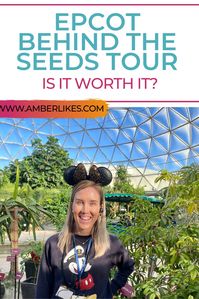 The Epcot Behind the Seeds Tour at Walt Disney World is a reasonably priced way to go backstage! Get all the details on the price, and what to expect. #disney #disneyworld #epcot #disneytour