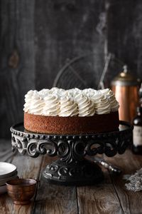 This high altitude carrot cake cheesecake has a salted graham cracker and pecan base, with a layer of moist carrot cake baked right on top of the crust. The cake is then finished with no bake vanilla bean cheesecake filling, piped on top in beautiful swirls for an elegant presentation.