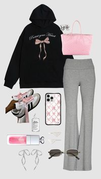 #outfitinspo #loungewear #pink #bow #trendy #ballet #fashion #ootd #goyard