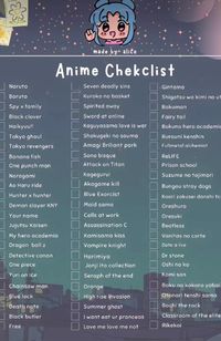 watch unchecked animes from this list