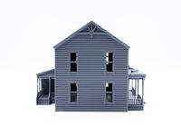 Michael Myers Halloween House 3d Printed Building Model Paintable Architectural Miniature - Etsy