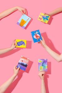 Colourful content creation for Bird & Quill by Papyrus collaboration with Refinery29. Product photography & styling by Marianne Taylor.