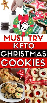 Keto Christmas Cookies Recipes To Make You Feel Jolly & Bright This Holidays! These easy low carb Christmas cookies are what dreams are made of! Your whole family will love these sweets and they will never know that these cookies are keto friendly! #3 is