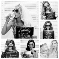 Bachelorette Party Mugshot Signs. Customized With Your - Etsy