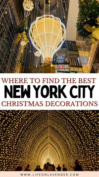 There's no place like home for the holidays and there's no city quite as magical as New York City during Christmas. See the famous NYC Christmas tree and all of the other amazing holiday decorations around the city.