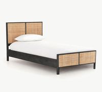 Dolores Cane Platform Bed | Pottery Barn