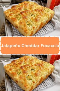 Jalapeño Cheddar Focaccia - WEEKNIGHT RECIPES