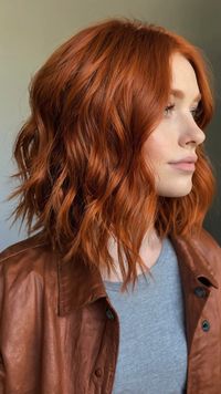 Embrace the season with Beautiful Auburn Red Hair! This warm, rich shade adds depth and vibrancy to your look, perfect for the fall. Discover how to achieve this stunning hue and tips for maintaining your color. Save this pin for your next salon visit and click for more details! #AuburnRedHair #RedHairTrends #FallHairColors #RichHairColor #SalonReadyHair #[RelevantCelebrityOrInfluencerName]