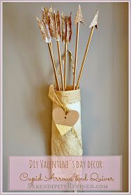 DIY Cupid's arrows and quiver by Serendipity Refined