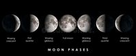 Moon phases with text. Elements of this image are provided by NASA , #ad, #text, #phases, #Moon, #NASA, #image #ad