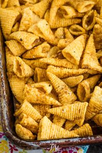 Bugles Chex Mix recipe! Imagine the satisfying crunch of Bugles coated in a tantalizing blend of seasonings, creating a snack that's perfect for any occasion.