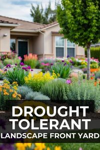 Transform your front yard into a water-wise paradise with these 15 beautiful drought-tolerant landscaping ideas. Click to explore further and follow us for more innovative ideas!