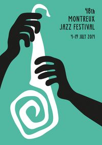 From a student in a Finn Nygaard workshop, Montreux Jazz Festival Poster 2014