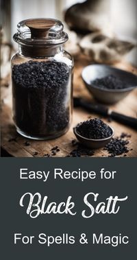 Magical black salt is a staple in your witchy apothecary. Fortunately, it's easy to make. Here's how.