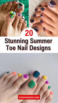 Step up your style game with these stunning summer toe nail designs. Perfect for sandal season, these designs will keep your toes looking fabulous. From vibrant colors to intricate patterns, your toes will be the talk of the town. #SummerNails #ToeNailDesigns #StylishFeet #NailArt