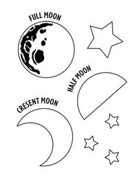 Print 10 Free Moon Coloring Pages for Kids! Moon Coloring Sheets | Space Theme | Moon Activities for Kids