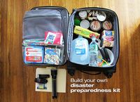 How to build a disaster preparedness kit.