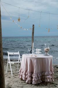 "Protect your expensive dining table from food stains, and heat from the foods and drinks served by using a linen tablecloth for all occasions. This pure washed linen table cloth with ruffled hem is ideal for formal family dinners and parties. Since the tablecloth is made from pure linen textile, it is easy to wash and quick to dry. It is soft and flows fluidly down the sides of your table. You can use it as often as you want because it is highly durable. The table cloth gives your dining room a