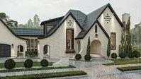 2000 Sq Ft Modern Cottage-Style House Plan with Courtyard and Covered Porch - 623126DJ | Architectural Designs - House Plans