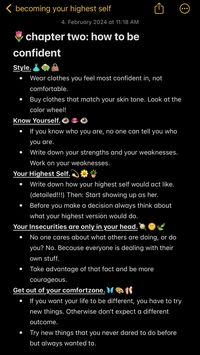 Chapter 2: How to be more confident. #confidence #howtobeconfident #becomingher #bestversionofyou #bestversion #higherself #mentalhealth