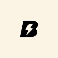 letter B Bolt Logo Vector Design, #Bolt, #letter, #Logo, #Design, #Vector, #ad