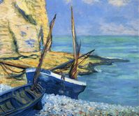 Theodore Earl Butler "Boats at Etretat", 1909