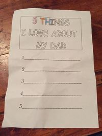 bella has this worksheet in her class when she's little and she totally draws an 's' after dad