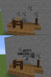 Using stone slabs and stairs, you can simulate actual mining going on with ores! : DetailCraft