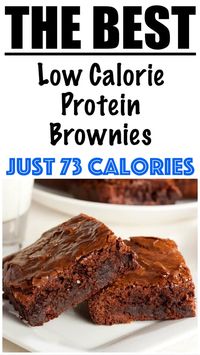 Low Calorie Protein Brownies