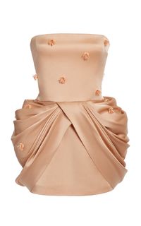 Bead-Embellished Satin Bustier Mini Dress By Stella Mccartney | Moda Operandi