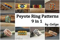 Peyote Ring Patterns Do It Yourself Minimalist Band Rings