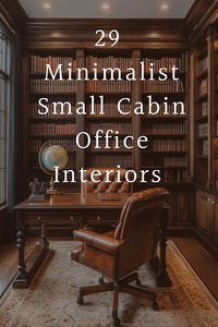 These 29 small cabin office ideas are packed with charm! From rustic wood details to space-saving setups, you’ll find endless inspiration for your own cozy workspace.