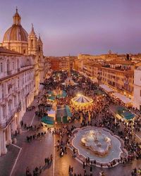 Piazza Navona Christmas Market, Rome, Italy