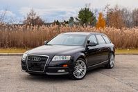 This 2010 Audi A6 is a Premium Plus Avant that has S Line front sport seats and 19" wheels. Finished in Phantom Black Pearl Effect over black leather, it also has a heated steering wheel, heated front and rear seats, a 10-speaker sound system, and Audi MMI infotainment. Power comes from a supercharged 3.0-liter V6 that drives all four wheels through a six-speed automatic transaxle. The car was registered with two owners in Massachusetts until 2024, and it has 113k miles. This C6 A6 Avant is o...