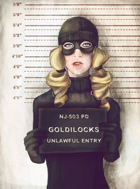 Goldilocks [as a criminal] (Drawing by TeeLamb @deviantART) #GoldilocksAndTheThreeBears