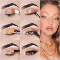 Here is Gigi hadid eye makeup tutorials girls! #eyemakeup #bellahadid #gigihadid #makeup #NaturalMakeupIdeas