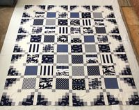 Penn State quilt getting ready to be quilted. 😜👍🏼