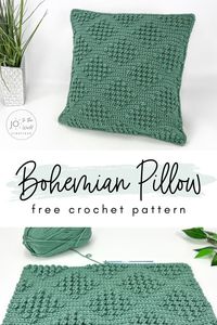 Bohemian Crochet Pillow Pattern | Jo to the World Creations