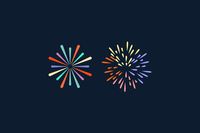 12 Firework Icons #ad , #colorful#firework#bright#collection