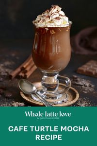 Watch how to make a Cafe Turtle Mocha! Here is the winning recipe submitted by Anthony Suttles for Whole Latte Love's 2013 Mother's Day contest.