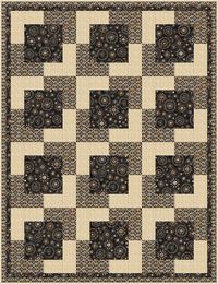 Downloadable Town Square Quilt Pattern Easy 3 Yard Design - Etsy