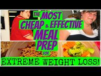 HOW WE LOST 260 POUNDS: THE MOST CHEAP & EFFECTIVE MEAL PREP! - YouTube