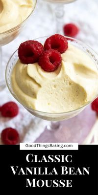 Looking for a classic, simple dessert? Look no further than this easy vanilla mousse! It’s a light and fluffy custard-based dessert made of simple, basic ingredients. Served cold, it's a refreshing, no bake dessert.