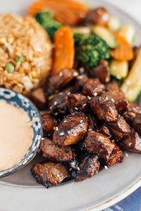 Try hibachi steak at home with a buttery sirloin steak in a rich Asian-inspired sauce that only takes 10 minutes from start to finish.