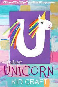 "U" Is For Unicorn - Kid Craft