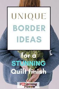 Complete your quilts with stunning quilt finishing touches, ensuring every detail is perfect. Discover unique border ideas that add a professional and polished look to your creations.