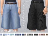 The Sims Resource - Baggy Jorts for male version 1