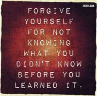 Self-forgiveness, self-acceptance, self-compassion... All cures for The Perfectionist!