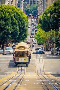 California, San Francisco, the world's last manually operated cable car system ~ Kalifornia, San Francisco, a világ utolsó kézi vezérlésű felvonó rendszere Photo by Miemo Penttinen_San Francisco, California_Powell & Hyde cable car